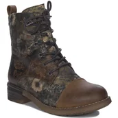 Botki damskie - Rieker Botki damskie ocieplane Multi kolorowe-41 - miniaturka - grafika 1