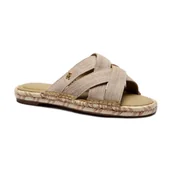 Klapki i japonki damskie - Tommy Hilfiger Klapki | z dodatkiem skóry - miniaturka - grafika 1