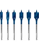 Wiertła - bosch powertools Bosch Expert Self Cut Speed flat drill bit set, 6 pieces, O 14 - 24mm (length 152mm) - miniaturka - grafika 1