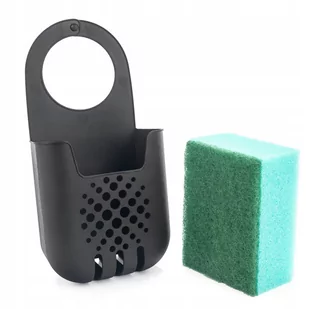 KADAX Organizer Na Gąbkę Uchwyt Do Zlewu Z Gąbką Kuchenny Przybornik Czarny - Suszarki do naczyń KADAX Organizer Na Gąbkę Uchwyt Do Zlewu Z Gąbką Kuchenny Przybornik Czarny - Suszarki do naczyń - miniaturka - grafika 1
