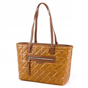 Pikowana Duża Torebka Damska Shopper David Jones - Torebki damskie - miniaturka - grafika 1