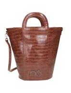 Portfele - Czarny portfel Nobo z czerwonym logo - miniaturka - grafika 1