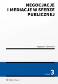 E-booki - prawo - Negocjacje i mediacje w sferze publicznej - miniaturka - grafika 1