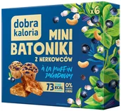 Batoniki - Dobra Kaloria Mini batoniki z nerkowców ala muffin jagodowy 102 g - miniaturka - grafika 1