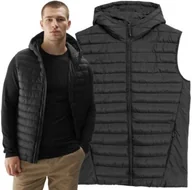 Kamizelki męskie - Męski Bezrękawnik Puchowy 4F Kamizelka TVESM063 M - miniaturka - grafika 1