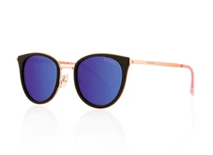 Okulary przeciwsłoneczne OPC FASHION PALERMO Matt Black - Gold/ Blue REVO + ETUI / OPC - Okulary przeciwsłoneczne - miniaturka - grafika 1