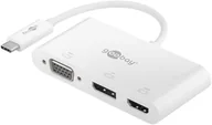 Kable - Adapter wieloportowy USB-C™ VGA+DP+HDMI™ - Zużycie Jednostka 1 szt./torebka foliowa - miniaturka - grafika 1