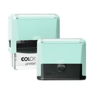 Pieczątki - Pieczątka COLOP COMPACT 40 PRO pastelowy zielony - poduszka: czarna 59x23 mm - miniaturka - grafika 1