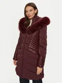 Kurtki damskie - Guess Kurtka puchowa New Oxana W4BL61 WGLZ0 Bordowy Regular Fit - miniaturka - grafika 1