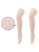 Rajstopy - Dziewczęce rajstopy kabaretki z kryształkami różowe Be Snazzy r.M - miniaturka - grafika 1