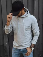 Bluzy męskie - Bluza męska szara Dstreet BX5471-XL - miniaturka - grafika 1