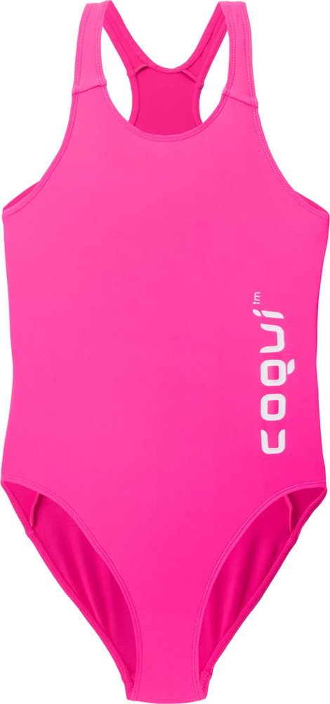 Coqui Dziecięcy strój kąpielowy jednoczęściowy EBRIM JR karminowy róż rozmiar 158