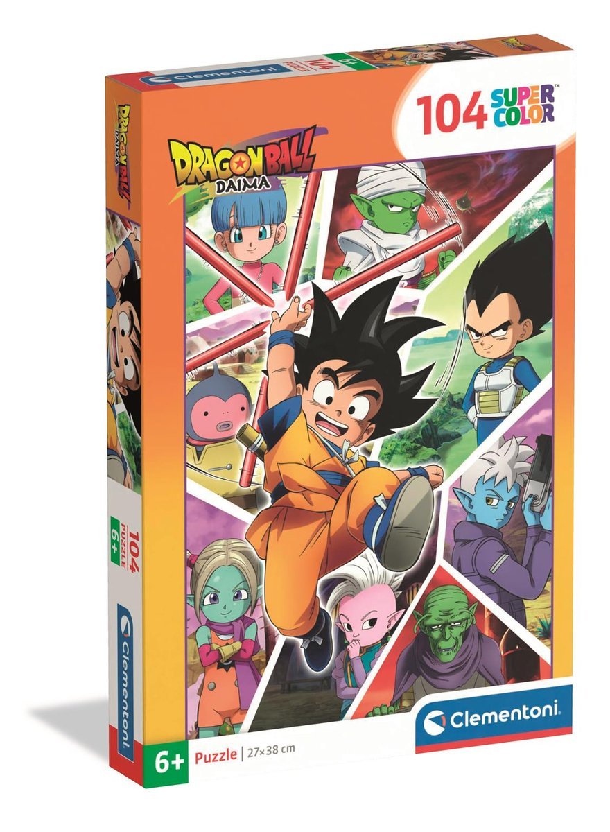 PUZZLE 104 SUPER KOLOR DRAGON BALL DAIMA 25092