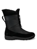 Kozaki damskie - Ecco Skórzane kozaki zimowe "Trace Lite" w kolorze czarnym - miniaturka - grafika 1