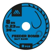 Inne akcesoria dla wędkarzy - Przypon MIKADO Feeder Bomb HFB805BG-08 0.23 mm / 38 cm - miniaturka - grafika 1