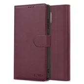 Etui i futerały do telefonów - Etui TECH-PROTECT Wallet do Samsung Galaxy A56 5G Bordowy - miniaturka - grafika 1