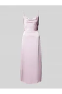 Sukienki - Długa sukienka z lejącym dekoltem model RAVENNA - Vila - miniaturka - grafika 1