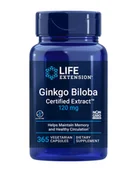 Suplementy naturalne - Life Extension, Ginkgo Biloba Certified Extract, 120mg, 365 kaps. - miniaturka - grafika 1
