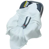 Otulacze - OTULACZ DO FOTELIKA NOSIDEŁKA MUŚLINOWY BEZ WYPEŁNIENIA LETNI Kerstin - miniaturka - grafika 1