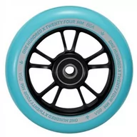 Akcesoria do skatingu - Blunt envy 10 Spokes 100mm kółko do hulajnogi wyczynowej Black Teal 11275 - miniaturka - grafika 1