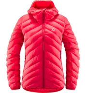 Kurtki damskie - Damska kurtka Haglöfs Sarna Mimic hood W červená, M M - miniaturka - grafika 1