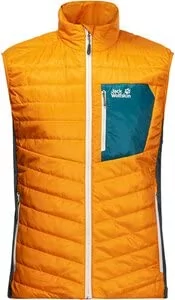 Jack Wolfskin Męska kamizelka pikowana Routeburn, Orange Sky, S - Garnitury - miniaturka - grafika 1
