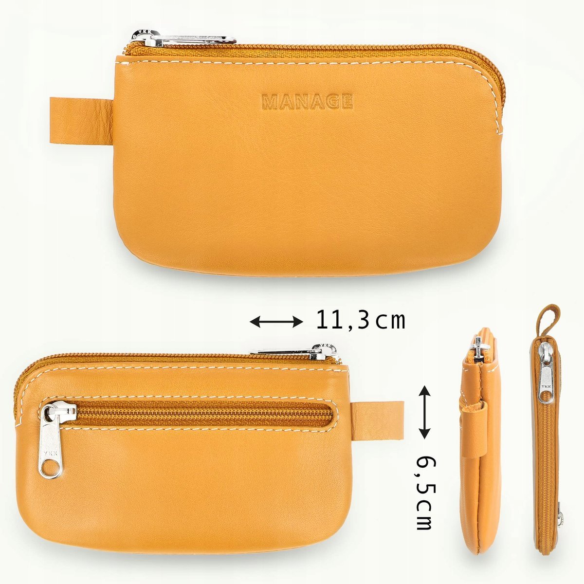 Etui na klucze skóra naturalna