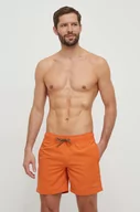Stroje kąpielowe - G-Star Raw szorty kąpielowe kolor pomarańczowy - miniaturka - grafika 1