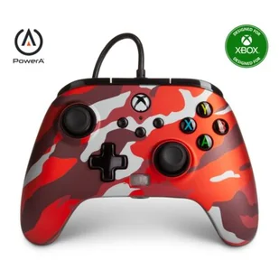 POWERA Xbox One Enhanced Metalic Red Como (1518910-01) - Kontrolery do Xbox - miniaturka - grafika 1