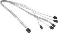 Kable komputerowe i do monitorów - SuperMicro Supermicro Multilane Breakout Kabel SFF 8643 auf 4 SATA 50506070cm CBL-SAST-0811 - miniaturka - grafika 1