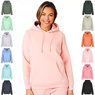 Light & Shade Light and Shade LSLSWT005 damska bluza z kapturem miękka w dotyku bluza z kapturem, róża, średnia LSLSWT005_ROSE_M - Bluzy damskie - miniaturka - grafika 1