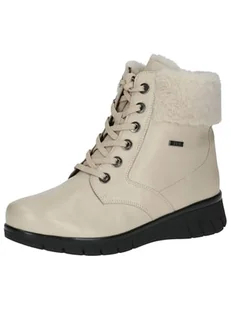 Caprice Damskie ciepłe buty 9-26209-43, modne kozaki, ecru nappa, 42 EU szerokie, ecru nappa, 42 EU Weit - Kozaki damskie - miniaturka - grafika 1