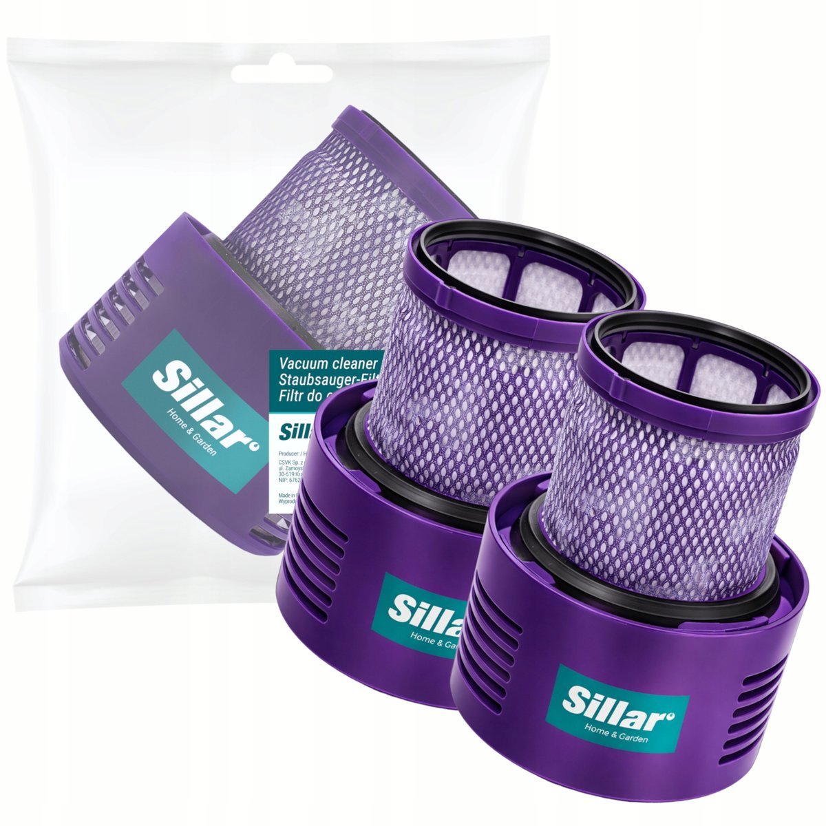 2x Filtr Hepa zmywalny do Dyson V10 Absolute Animal Pro SV12 Motorhead