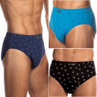 Majtki męskie - SLIPY MĘSKIE Lama 110/19 majtki dopasowane 100% BAWEŁNA 3-PAK - M - miniaturka - grafika 1