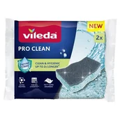 Ściereczki, gąbki, czyściki - Zmywak kuchenny VILEDA Pro Clean Viscose (2 sztuki) - miniaturka - grafika 1