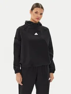 Bluzy damskie - adidas Bluza City Escape IQ4824 Czarny Loose Fit - miniaturka - grafika 1