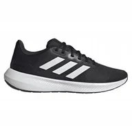 Buty sportowe męskie - Buty męskie sportowe adidas Runfalcon HQ3790 lekkie czarne 44 - miniaturka - grafika 1