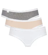 Majtki damskie - Sloggi, 3 x Majtki damskie sloggi 24/7 Weekend H Hipster C3P, rozmiar 36 - miniaturka - grafika 1