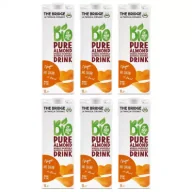 Soki i napoje niegazowane - The Bridge Napój migdałowy 6% bez dodatku cukru, bez glutenu Zestaw 6 x 1 L Bio - miniaturka - grafika 1