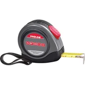 Poziomice, łaty, miary - Miara zwijana 7,5 m x 25 mm automatyczna blokada osłona gumowa karta Proline - miniaturka - grafika 1