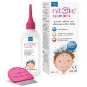 Problemy skórne - Pipi Nitolic, szampon do eliminacji wszy i gnid, 180 ml - miniaturka - grafika 1