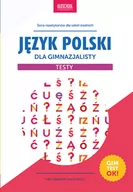 Podręczniki dla gimnazjum - Język polski dla gimnazjalisty Testy - Małgorzata Białek - miniaturka - grafika 1
