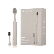 Szczoteczki elektryczne - SEYSSO Color Basic Stone Beige Beauty Collection Szczoteczka soniczna z końcówką do mycia twarzy - miniaturka - grafika 1