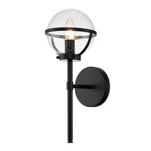 Kinkiet Hollis Czarny HK-HOLLIS1-C-BK-BATH - Elstead - Lampy ścienne - miniaturka - grafika 1