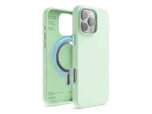 Elago Magnetic Silicone do iPhone 16 Pro Max Soft Mint ES16MSSC69PRO-SMT - Etui i futerały do telefonów - miniaturka - grafika 1