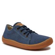 Buty dla chłopców - Sneakersy Froddo Barefoot Vegan Laces G3130249 M Blue - miniaturka - grafika 1