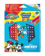 Długopisy - Kredki ołówkowe trójkątne jumbo Mickey Colorino Kids 13 kolorów 12 sztuk z temperówką - PATIO - miniaturka - grafika 1