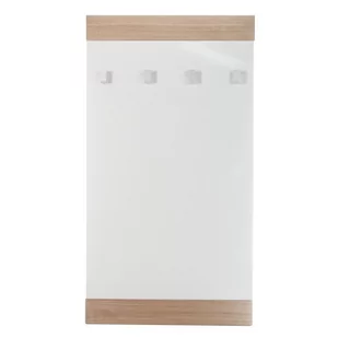 Wieszak na ubrania LOCO Leida, biały, 120x65x5 cm - Wieszaki i stojaki - miniaturka - grafika 1