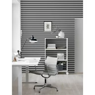 Tapety - Flizelina tapeta Czarno-białe pasy zebra 208x146cm - miniaturka - grafika 1