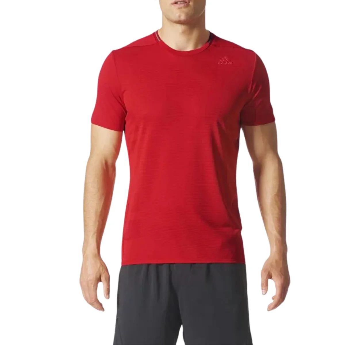 Męska Koszulka Treningowa Czerwona Adidas Sn Ss Tee S